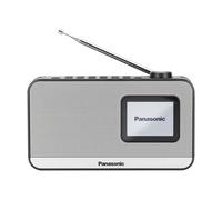Radio FM portatile con DAB+, Bluetooth®, alimentazione con cavo o a batteria, argento