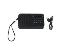 Radio FM Portatile Superior Reception con Facile Ricarica e Altoparlante 5W