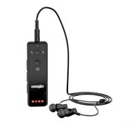 Radio FM ricaricabile compatta portatile ABS nero | Materiale ABS, dimensioni 7,8 x 2,5 x 1,3 cm, ricaricabile per batteria, uso da viaggio all'aperto, elegante design nero