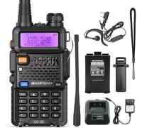 RADIO FM RICESTRAMITTENTE AD ALTA POTENZA LCD VHF/UHF CON AURICOLARI 128 CANALI