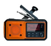 Radio for la prevenzione delle catastrofi di emergenza Ricarica ad energia solare Generazione di energia a manovella Radio DAB+ multifunzionale