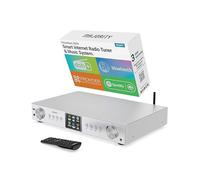 Radio Internet Wifi | Spotify Connect, Bluetooth, DAB Radio, FM | Sintonizzatore DAB HiFi con Telecomando, USB, AUX | Lettore di Rete Audio Hi-Fi, Radio Stereo | Majority Fitzwilliam Streamer Hifi