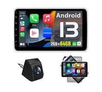 RADIO JUNSUN Autoradio 1 Din con schermo da 10, FM, Bluetooth, Display illuminato