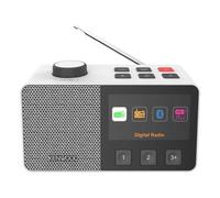 Radio Kenwood CR-M70DAB-W portatile bianca DAB+ FM Bluetooth 5.3 5W display 4,3"