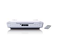 Radio Lenco KCR-150 FM Bluetooth LCD Bianca da Parete