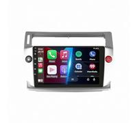 Radio Macchina Touch Screen per Citroen C4 C-Quatre 2004-2009 Bluetooth, Ips Touchscreen Radio con Siri/Vocale/Gps Navigazione/Musica Online/Mirror Link, 8 Nucleo 8G+256G