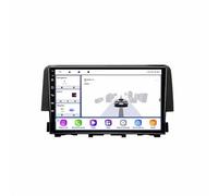 Radio Macchina Touch Screen per Honda Civic 10th 10gen 2015-2021 Bluetooth, Ips Touchscreen Radio con Siri/Vocale/Gps Navigazione/Musica Online/Mirror Link, 4 Nucleo 4G+64G