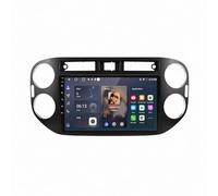 Radio Macchina Touch Screen per Volkswagen Tiguan 1 NF 2006-2016 Ips Touchscreen, Auto Stereo Radio con Bluetooth/Gps/Controllo Vocale/Mirror Link/Aux, 4 Nucleo 4G+64G