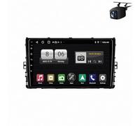 Radio Macchina Touch Screen per Volvo XC70 V70 S60 2004-2007 Telecamera di Backup, Stereo Auto con Navigazione Gps, Controllo Vocale, Schermo Touch, 8 Nucleo 8G+256G