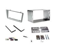 Radio Mascherina Autoradio Argento Doppio din Supporto Per Honda Civic EP3 01-05