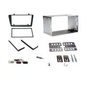 Radio Mascherina Autoradio Nero Doppio din Supporto Per Honda Civic EP3 01-05