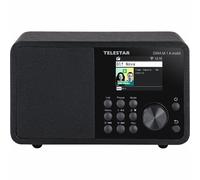 Telestar DIRA M 1 A Batteria Mobile Radio Digitale Radio Internet (DAB+ / DAB/FM/Internet, Batteria agli ioni di litio, WLAN Bluetooth 5.1, Display a Colori, Avviso di Emergenza EWF) Nero