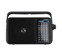 Radio multi band retrò, design elegante portatile, perfetta per i viaggi - Classic EC-2400 AM FM SW ricevitore per la casa