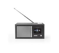 Nedis - Radio Web Fm Dab+ Stereo Hi Fi Bluetooth Mp3 Meteo App Scaricabile Rdin3000bk