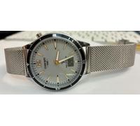 Radio Orologio da Uomo MasterTime Concept 41mm Cinturino Data Taucher-Style Grau