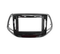 Radio Pannello Cruscotto Fascia Piastra Telaio Audio DVD Stereo CD Parti Interni 2Din Lettore Multimediale Per Jeep Per Compass 2017 Fascia del pannello radio
