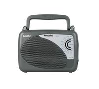 Radio Philips DL167/94 con bande MW/SW/FM, Batteria: 2xR20 (UM1), Esterno 3V