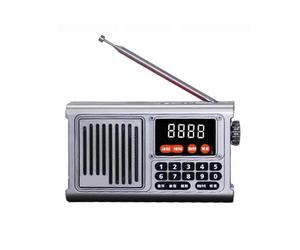 Radio Portable Emergency Rechargeable Bluetooth Sound Box AM FM Radio Mini Vintage Ham Speaker Mp3