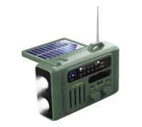 Radio Portatile A Manovella Solare Multifunzionale AM/FM/NOAA, Altoparlante7480