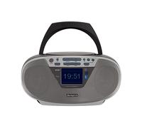 RADIO PORTATILE AIWA BBTU-500DAB, Lettore CD integrato, 6 W RMS, Grigio