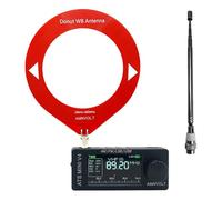 Radio portatile AM FM con ricevitore V4 ATS MINI con amplificatore per cuffie, case in plastica e metallo, schermo IPS da 1,9 pollici, radio DSP Si4732 per escursioni, campeggio, trekking
