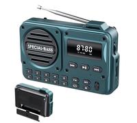 Radio portatile Am/FM - Leggera con stile retrò e classico, radio compatta per interni, per donne, uomini, giovani, viaggi d'affari, casa, scuola, escursioni all'aria