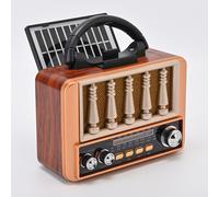 Radio Portatile AMFMSW Solare Ricaricabile AUX Ingresso Scheda TF Supporto Telef