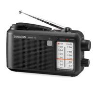 Radio portatile analogica nera Sangean MMR-77 FCC