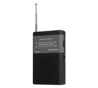 Radio portatile analogica nera Sunstech RPS42