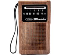 Radio portatile analogica Roadstar TRA-1230WD in legno