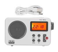 Radio portatile con display LCD, sintonizzatore digitale per una selezione precisa delle stazioni, timer di spegnimento per l'ascolto notturno,