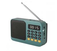 Radio portatile DAB e FM, altoparlante Bluetooth ricaricabile, mini lettore musicale in stile vintage, radio di emergenz