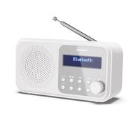 RADIO PORTATILE DAB/FM DOPPIA SVEGLIA BIANCO NEVE DR P420(WH) STEREO COMPATTA