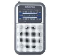 Radio Portatile Daewoo DW1008SL Argentato AM/FM Retrò