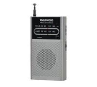 Radio portatile Daewoo DW1027 AM/FM Argento con altoparlante e jack 3.5mm
