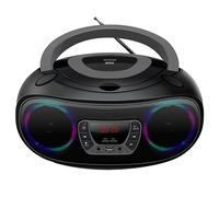 RADIO PORTATILE DENVER TCL-212BT, Lettore CD integrato, 4 W RMS, Nero