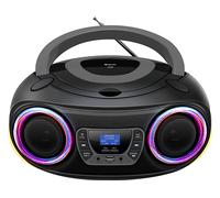 RADIO PORTATILE DENVER TDB-212GR, Lettore CD integrato, 3,6 W RMS, Nero