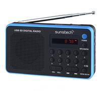 Radio portatile digitale blu Sunstech RPDS32BL