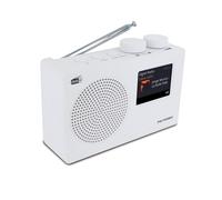 Metronic 477252 Radio digitale DAB+ e FM RDS con schermo a colori e ingresso audio Bianca