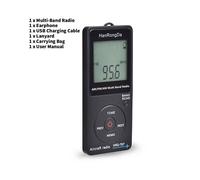 Radio portatile doppia banda con display LCD per avventure all'aperto e viaggi