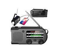 Radio Portatile - ER-01 - Solare FM/AM - Bluetooth - 3W - Nero