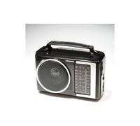 Radio portatile FM Tiross TS-460 a batterie con lettore CD e cassetta - Nero