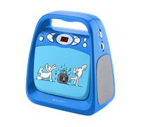 RADIO PORTATILE GOGEN BOB KARAOKE, Lettore CD integrato, 2,4 W, Blu