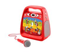 RADIO PORTATILE GOGEN DÉČKO KARAOKE R, Lettore CD integrato, 2,4 W (2 x 1,2 W), Rosso