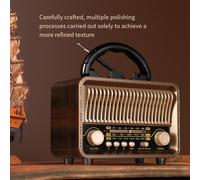 Radio Portatile HiFi Stile Retrò per DSP FM AM SW USB e TF Card Supporto