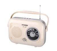 Radio Portatile Hyundai PR 100 B Analogica AM/FM 1 W Beige