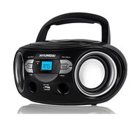RADIO PORTATILE HYUNDAI TRC533AU3BS, Lettore CD integrato, 2 x 1,2 W, Nero