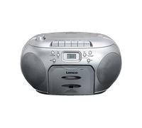 RADIO PORTATILE LENCO SCD-420, Lettore CD integrato, 13 W, Argento