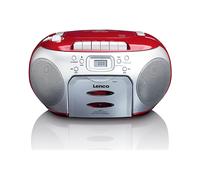 RADIO PORTATILE LENCO SCD-420, Lettore CD integrato, 4 Watt, Rosso
