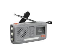 Radio d’emergenza Marmitek RESQ 100 - a manovella e solare con DAB+/FM - Powerbank 4500 mAh - Schermo LCD a colori e torcia LED - Impermeabile e affidabile - Ideale per casa e blackout